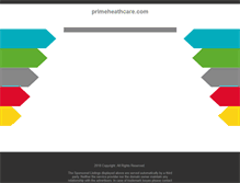 Tablet Screenshot of primeheathcare.com